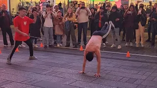 times square Mexican street entertainers