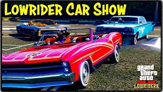 GTA 5 Online NEW "LOWRIDER DLC" CAR SHOW! Best Customization! [GTA V]