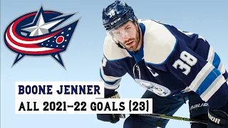 Boone Jenner (#38) All 23 Goals of the 2021-22 NHL Season