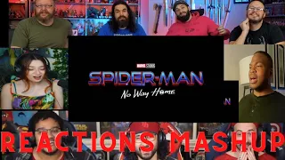 Spider-Man: No Way Home - Official Trailer - REACTIONS MASHUP