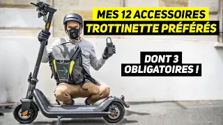 LES 12 MEILLEURS ACCESSOIRES POUR VÉLO ET TROTTINETTE ÉLECTRIQUE ! Dont 3 obligatoires !