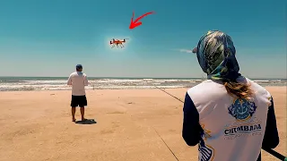 PESCARIA DE DRONE funciona? (DRONE FISHING) - Em busca de PEIXE GRANDE no mar | Episódio 06