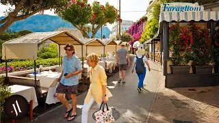 Beautiful Sunny Walk in Capri, Italy, Binaural, City Ambience