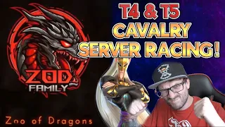 TO THE RACES! S132 ZoD Family Cavalry CHAMPIONSHIP! T4 & T5 Races! Ft @catofdragons Interview!