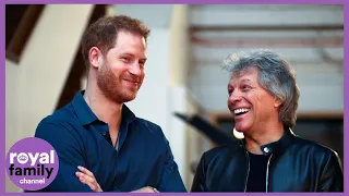 Duke of Sussex Joins Jon Bon Jovi at Abbey Road Studios