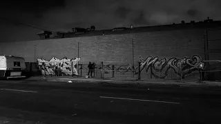 Rockin the Row - Graffiti Bombing - LTS - Skid Row - Los Angeles