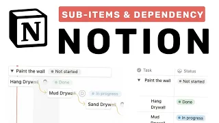 New Notion Update: Subtasks and Dependencies in Notion!