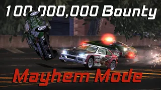 NFS MW Pepega Mod V2 - Mayhem Mode (100 Million Subs Challenge)