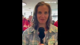 Les Saisies célèbre ses champions : Julia Simon, Clara Direz... 3000 supporters présents...