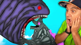 DARK BLOOP vs GODZILLA! (uh oh...)