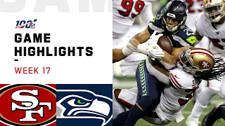 49ers vs. Seahawks Week 17 Highlights | NFL 2019