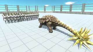 Golden Tail Ankylosaurus vs Army of Units - Animal Revolt Battle Simulator