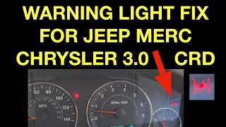 Jeep Merc Chrysler 3.0 CRD Warning Light? Quick Fix Resistor OM642 Swirl Bypass ETC Lightening bolt