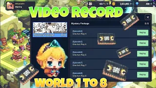 Guardian Tales - Video Record Location (World 1 to 8)