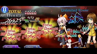 DFFOO[JP] Selphie C90 and Sherlotta has reached the max power of 999,999x2, and then launches