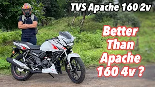 2022 TVS Apache 160 2v Review - Better Than Apache 160 4v ??