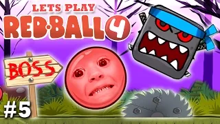 Mom & Chase play RED BALL 4: THE FOREST BOSS FIGHT!  (Part 5 FGTEEV Gameplay)