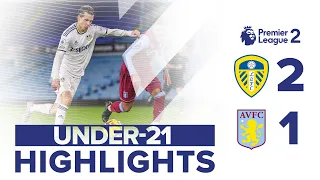 HIGHLIGHTS: LEEDS UNITED U21 2-1 ASTON VILLA U21 | PREMIER LEAGUE 2 | AARONSON AND MCGURK GOALS