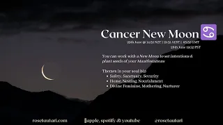 New Moon in Cancer ♋️  manifestation magic for your Soulpreneur business