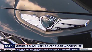 Genesis SUV safety features may have been lifesaver for Tiger Wood