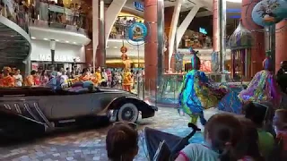 Dreamworks parade on Oasis of the seas cruise ship Royal Caribbean