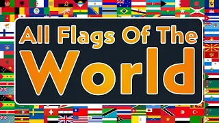 Guess & Learn 195 FLAGS of the world | American accent🌎Challenge yourself & your friends