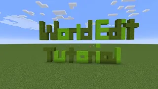 Minecraft World Edit Tutorial Set Command, Forest Brush, Sphere Brush and Biome Brush