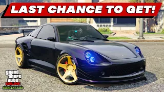 COMET is BACK in GTA 5 Online | Last Chance To Get LEGENDARY CAR | Best Customization & Review