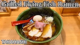 Super Fragrant Flying Fish Salt Ramen at Yakiago Shio Ramen Takahashi Tokyo Japan