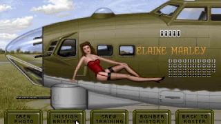 B-17: Flying Fortress (PC,DOS) Airfield Bombing, Elite, 1992, MicroProse ,SB/FM