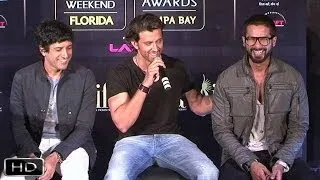 Hrithik-Shahid-Farhan At IIFA Awards 2014 Press Conference