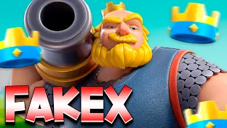 TROLLING MY OPPONENTS WITH A *FAKE* X-BOW DECK 🤣 - Clash Royale