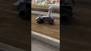 Hold your ears for some  Nitro RC truck pulling