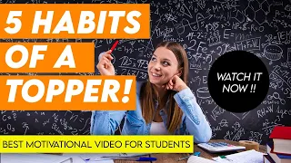 5 SECRET HABITS OF A TOPPER STUDENT ( Motivational )