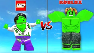 ROBLOX HULK TRANSFORMATION VS LEGO HULK TRANSFORMATION - WHICH IS BEST?