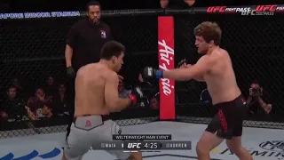 Ben Askren's punches bleed Damian Maia. Ben's surprising boxing skills.