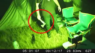 Recent Disturbing Camping Encounters Caught on Camera