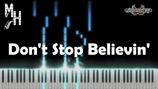 Journey - Don't Stop Believin' | Piano Cover + Sheets + MIDI | Magic Hands