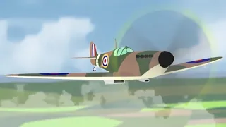 Forgotten Few - A WW2 Dogfight Animation Spitfire vs ME-109