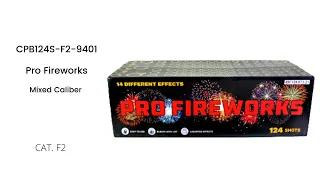 124 šūvių baterija CPB124S-F2-9401 Pro Fireworks (V) 165€