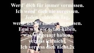 Glasperlenspiel- Nie vergessen lyrics