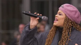 Andra Day Performs “Rise Up” Live at Hudson Yards