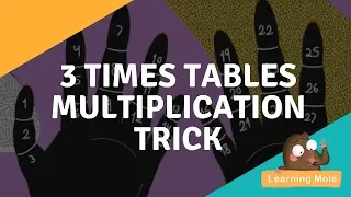 Easy Multiplication Trick to Help Kids Learn 3 Times Table