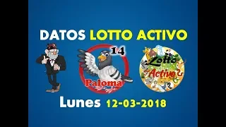 Datos para LOTTO ACTIVO y LA GRANJITA | 12/03/2018 - Tio Ruletero