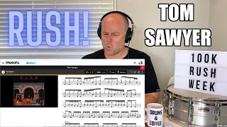 Drum Teacher Reacts: RUSH | 'Tom Sawyer' | (Moving Pictures 1981 Track 1)