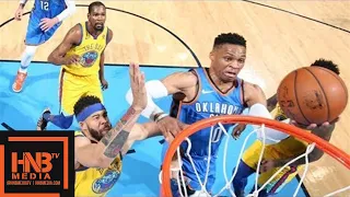 Golden State Warriors vs Oklahoma City Thunder Full Game Highlights / April 3 / 2017-18 NBA Season