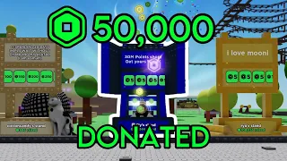 50,000+ ROBUX DONATION MADNESS!!! | PLS WAIT