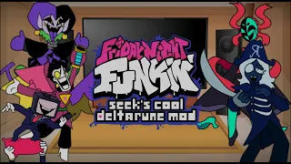 Deltarune React to Seek's Cool Deltarune (ft BF & GF) | Deltarune / Friday Night Funkin | 𝙢𝙈𝙪𝙏𝙚𝘿.𝙂𝘾