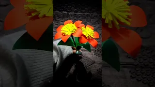 How to make Paper Flowers💐Flower making ideas#shorts #youtubeshorts #trending #viral #flowers #craft