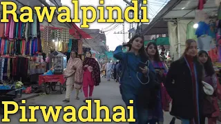 🇵🇰Pakistan Rawalpindi Pirwadhai walking tour 4k/2023